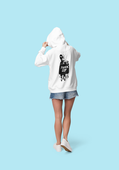 Unisex Mask Up Hoodie