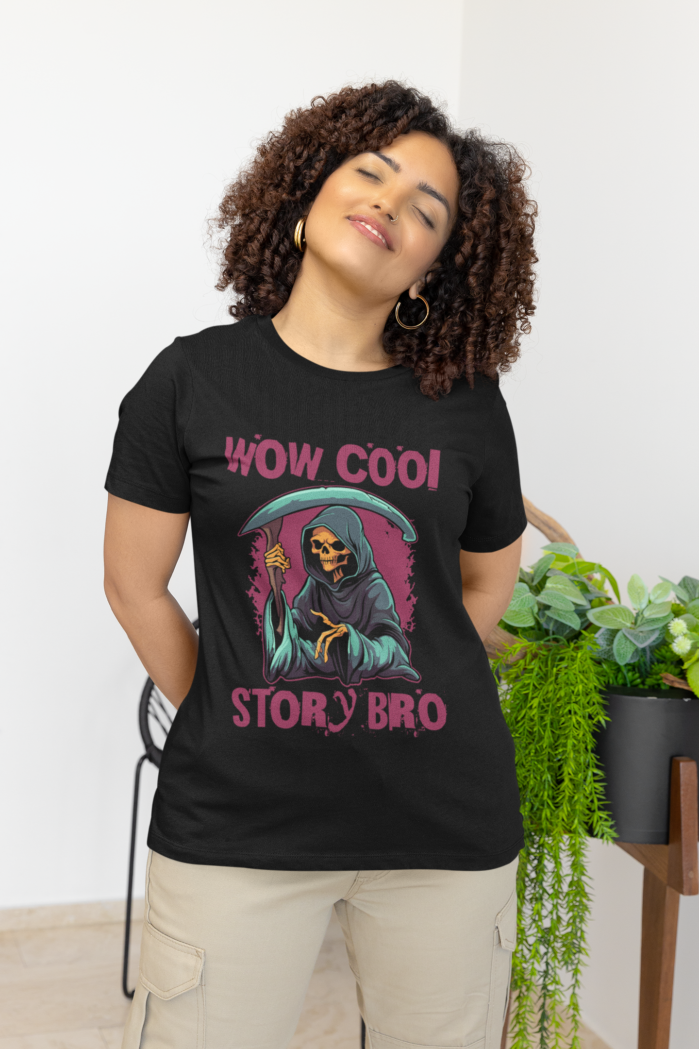 Unisex Wow Cool Story Bro T-shirt